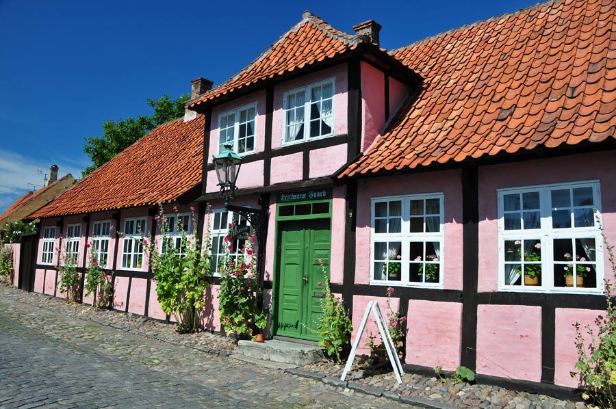 Erichsens Gaard in Bornholm, Dänemark.