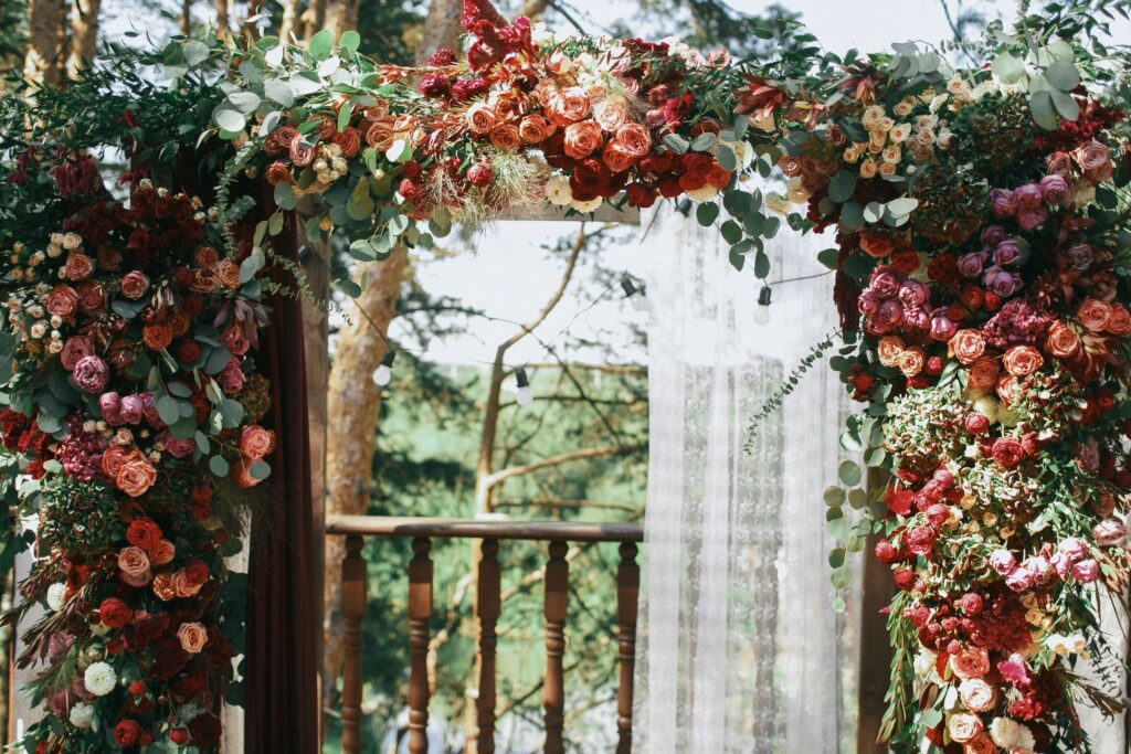 In Denmark, it is tradition to give the wedded couple a gate of honour