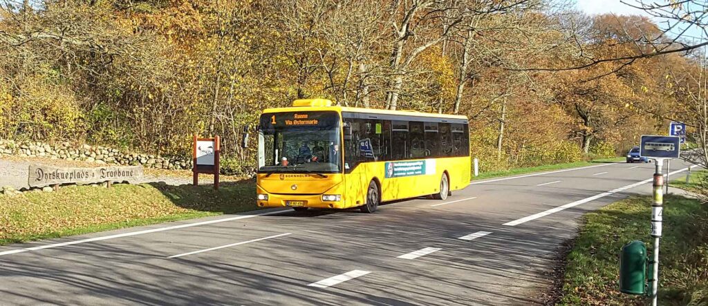 Public transport on Bornholm might get bride and groom as well as the wedding party to their destination on Bornholm in Denmark.