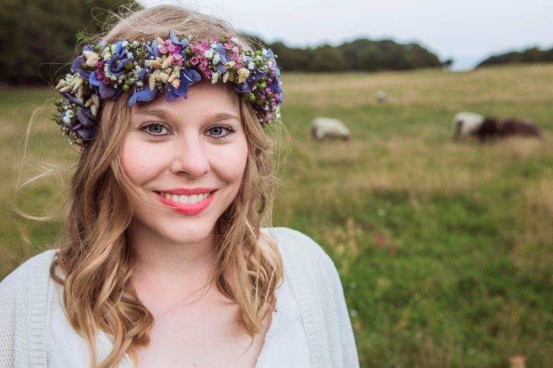 Eco-friendly decorations and low carbon flowers belong on the list of sustainable wedding tips for a spring wedding.