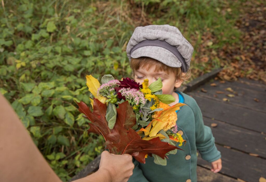 Nachhaltige Blumen sind garantiert, wenn Sie auf der dänischen Insel Bornholm heiraten.