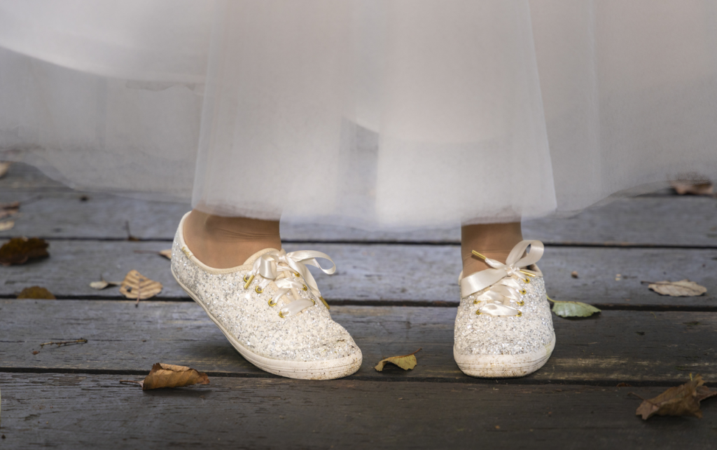 Another green wedding planning tip is to get reusable wedding shoes