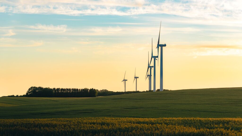 Nachhaltige Wind Energie sorgt für den Strom auf Ihrer Hochzeit auf der dänischen Insel Bornholm
