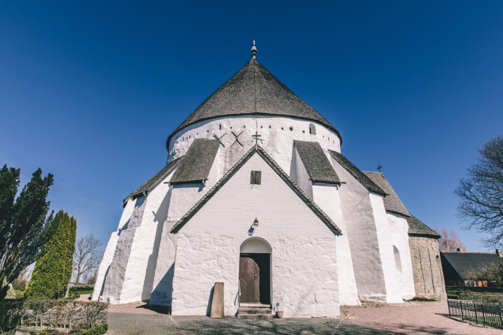 There are many Danish round churches on Bornholm.