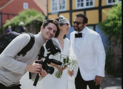 Hochzeitsfotograf organisiert bei Hochzeitsplaner in Dänemark.