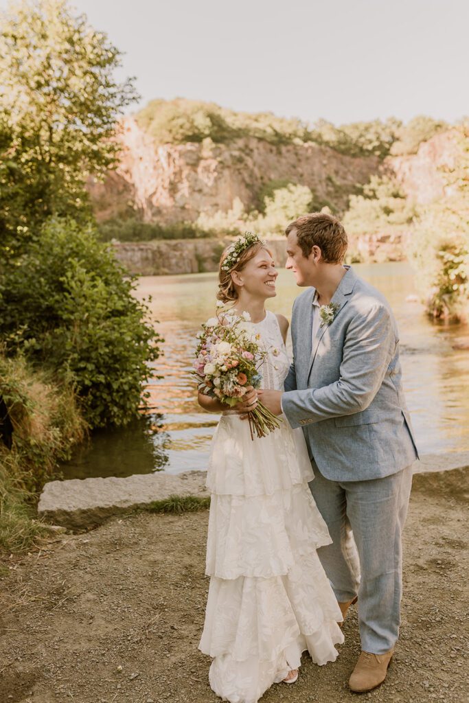 Danish wedding planners arrange for a wedding photographer on Bornholm.